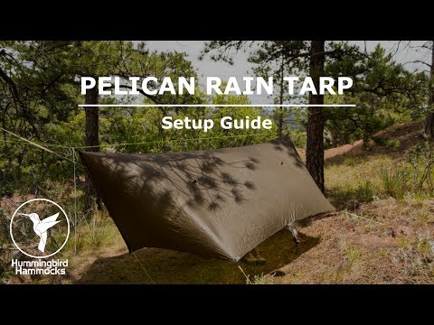 Pelican Tarp Setup Guide | Hummingbird Hammocks - YouTube