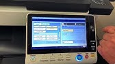 Konica Minolta Bizhub Paper Size Auto Switch Youtube