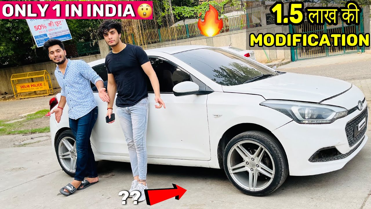 i20 को बना दिया Mafia Car 😱🔥 1.2 Lakh में full modified i20 hilli chaudhary
