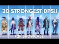 20 strongest c0 dps f2p dps comparison genshin impact