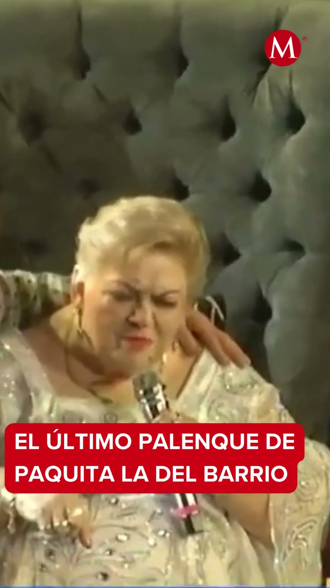 Paquita la del Barrio se despidió de los palenques con emotivo mensaje