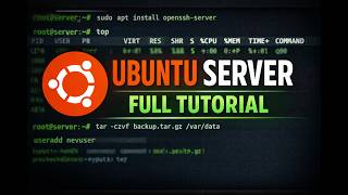 Ubuntu Server Full Tutorial | Installation, SSH, Commands & User Management