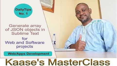 Generate range of numbers/chapters using Sublime Text and also customise as array of JSON Objects