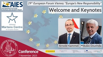 29th European Forum Vienna | Welcome and Keynotes