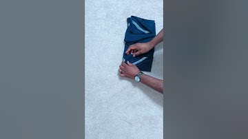 USAF How to fold your PT Shorts for OTS