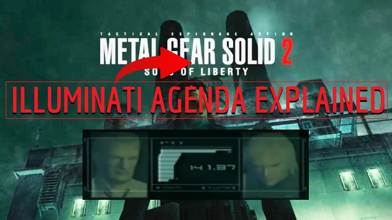 Metal Gear Solid 2 🇯🇵 | Illuminati New World Order ('Patriots') Agenda