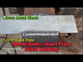 Stick Weld Thin Metal to Steel plate