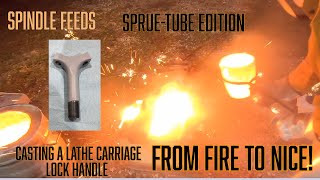 Casting/Machining A Clausing 6913 Lathe Carriage Lock Handle Profile