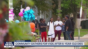 Crowds gathers for vigil for 6-year-old who died after shooting in Minneapolis | FOX 9 KMSP
