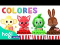 Aprende Colores con Palomitas de Arcoíris | Colores para niños de 2 a 3 años | Hogi en español
