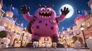 Sugar Bug Attack! 😈🪥 | Brush, Floss & Rinse #dentist #dentalcare #brushingsong #healthyhabits #ai 