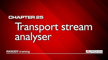 RANGER analyzers tutorial: [25] Transport stream analyzer