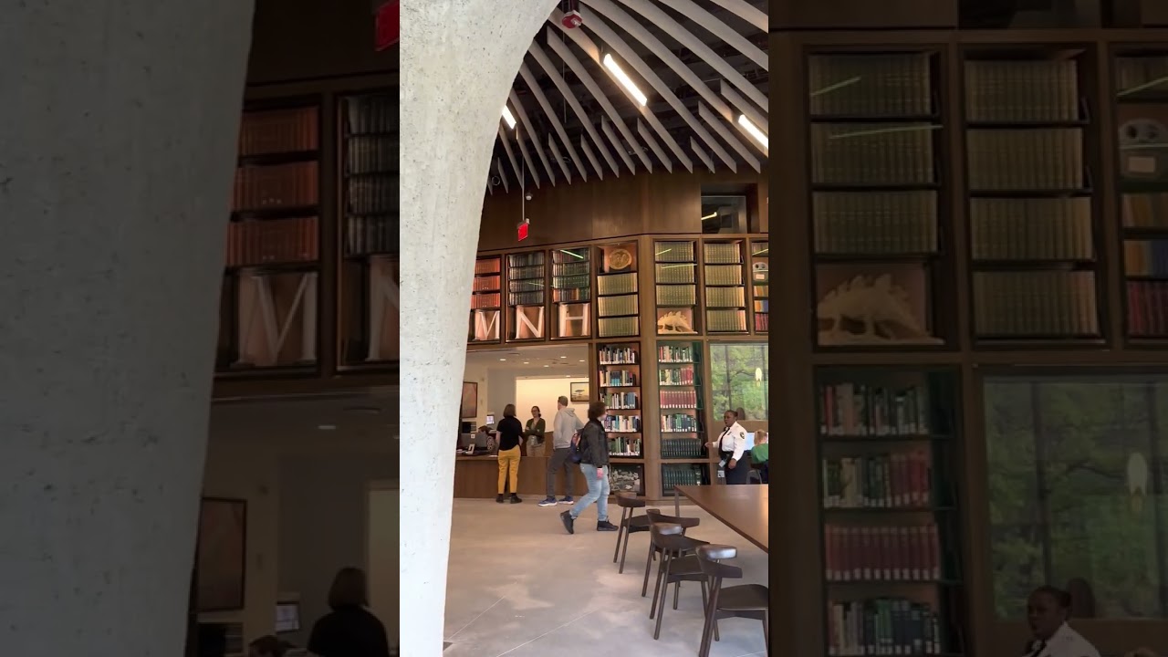 The Richard Gilder Center research library at the American Museum of Natural History on 5th May 2023