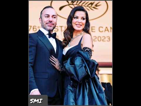أطلالة نادين نسيب نجيم الثانيه في مهرجان كان مع خطيبها نادين نسيب نجيم