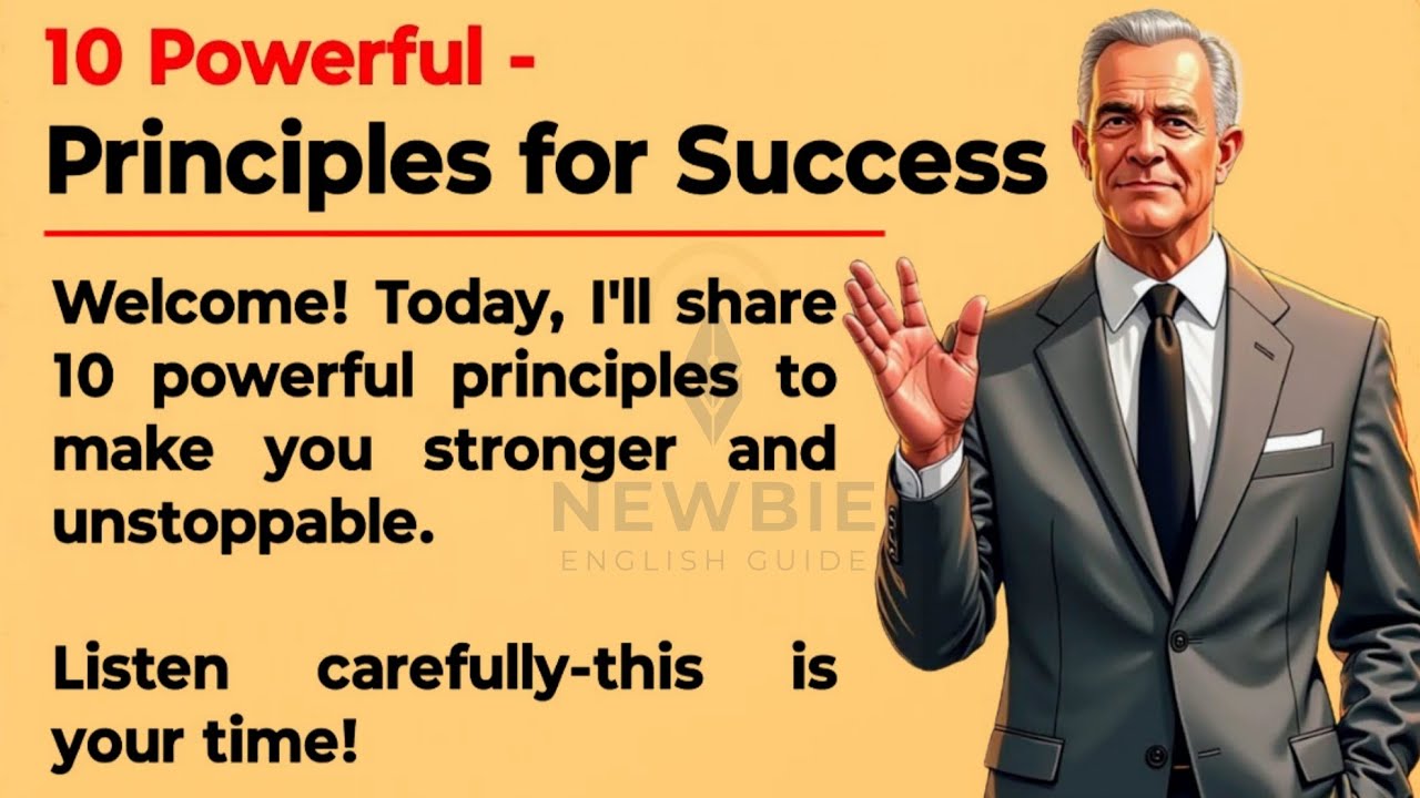 10 Powerful Principles for success || Transform Your Life & Master English with Power ✅