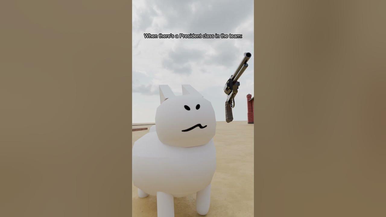 When there's a President class in the team: | Dead rails animation #deadrails #deadrailsroblox