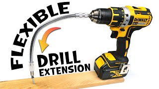 Flexible Drill Extension - Electric Drill Flexible Shaft - Does it Work?