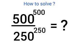 A Nice Power Division Problem.