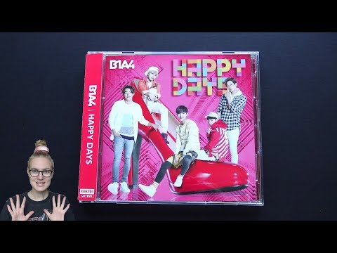 .cute!! BEST ALBUM TYPE-B 哀 Unboxing B1A4 6th Japanese Single Album HAPPY DAYS [Limited Type B