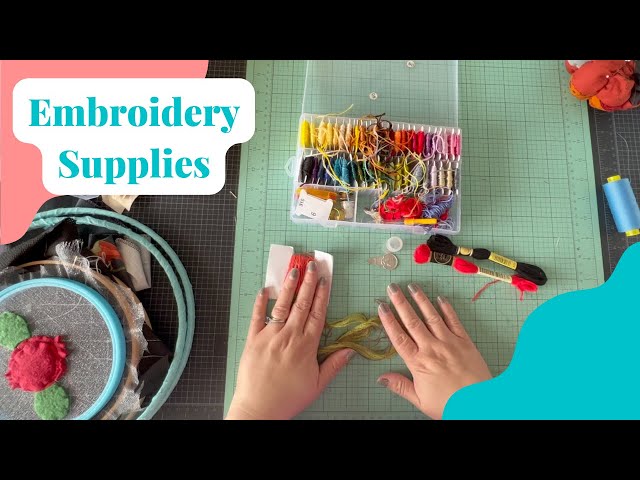 Embroidery 101: Supplies 