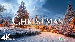 Рождественская страна чудес 4K - живописный зимний релаксационный фильм с лучшими рождественскими пе