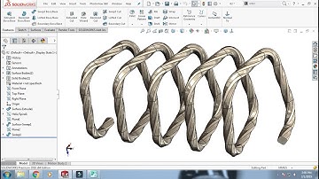 How To Make Spring || Square Helix || SolidWorks |🚩