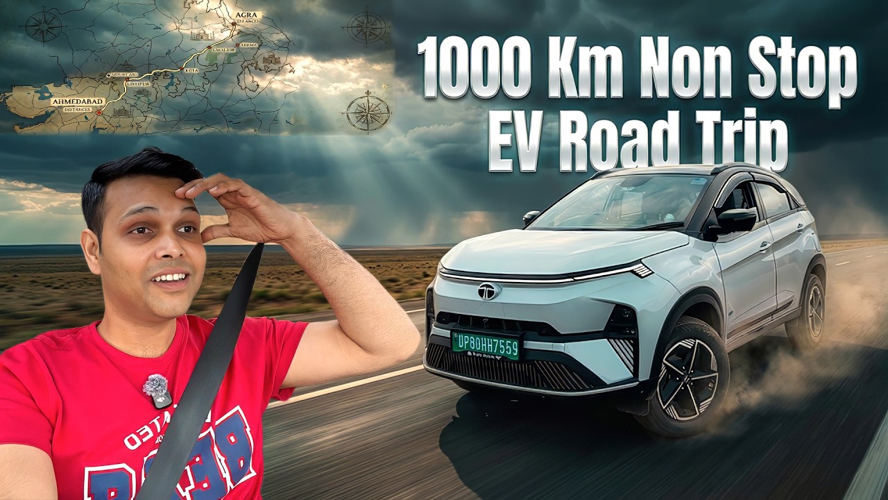 1000 KM Non Stop in Nexon EV — Is It Possible? Agra to Ahmedabad | Gujarat Trip