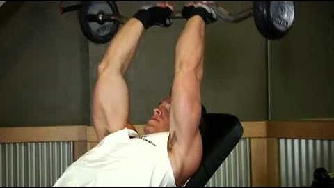 Incline Barbell Triceps Extension Exercise Guide and Video