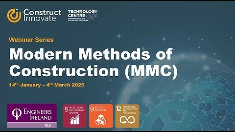 Introduction to Modern Methods of Construction (MMC)