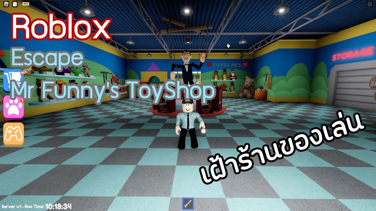 BONECO VIVO? ESCAPE DA LOJA DE BRINQUEDOS NO ROBLOX!! (Escape Mr Funny's  ToyShop) 