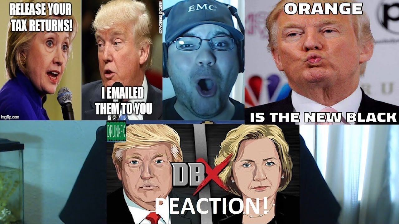 DBX: Donald Trump VS Hillary Clinton reaction | THIS WAS MY REQUEST ...