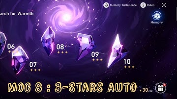 Memory of Chaos 8 (v1.1) - Full Auto Mode - 3 Stars [Honkai: Star Rail]