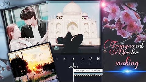 How to create transparent border for video ✨🦋 alight motion editing tutorial
