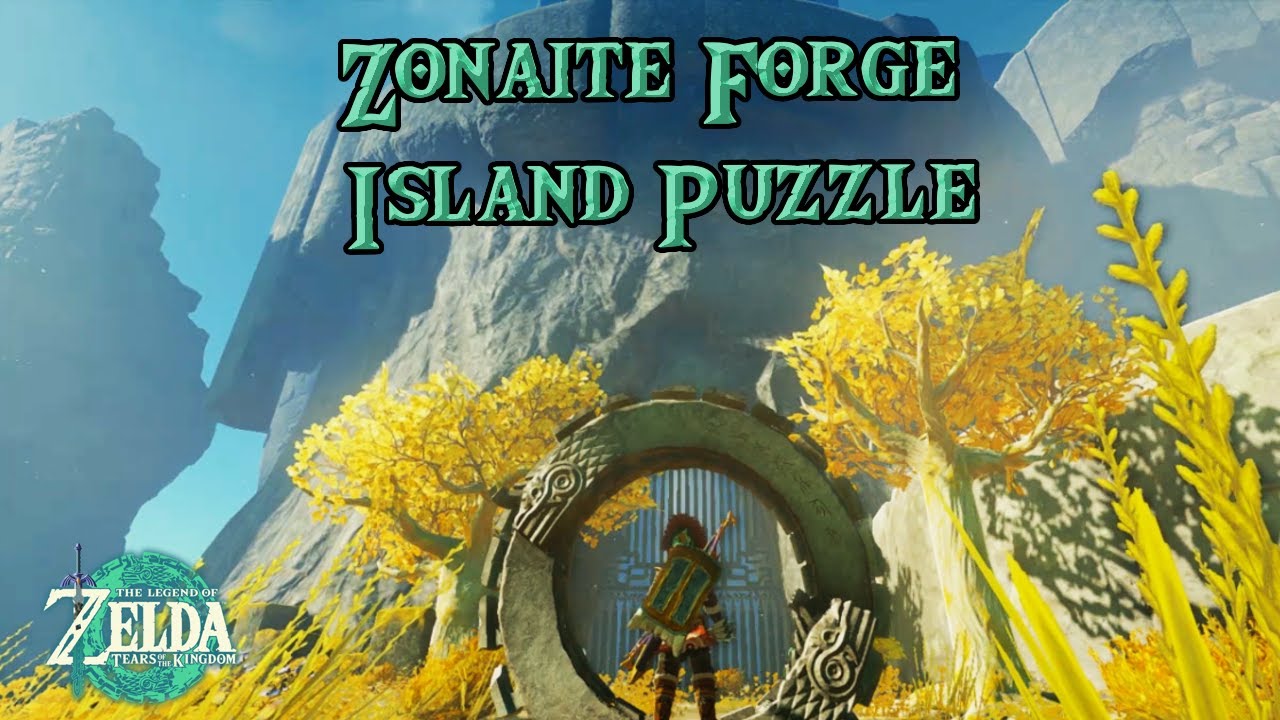 Zonaite Forge Island Puzzle in Tears of the Kingdom - EP75 #