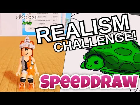 REALISM CHALLENGE on ROBLOX SpeedDraw! 