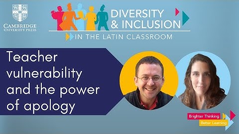 Teacher vulnerability and the power of apology in the Latin classroom