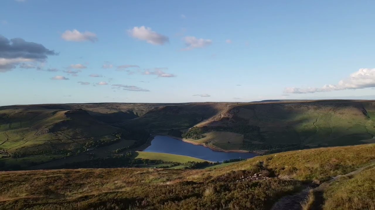 Alphin Pike Sunset Views over Dovestone Reservoir