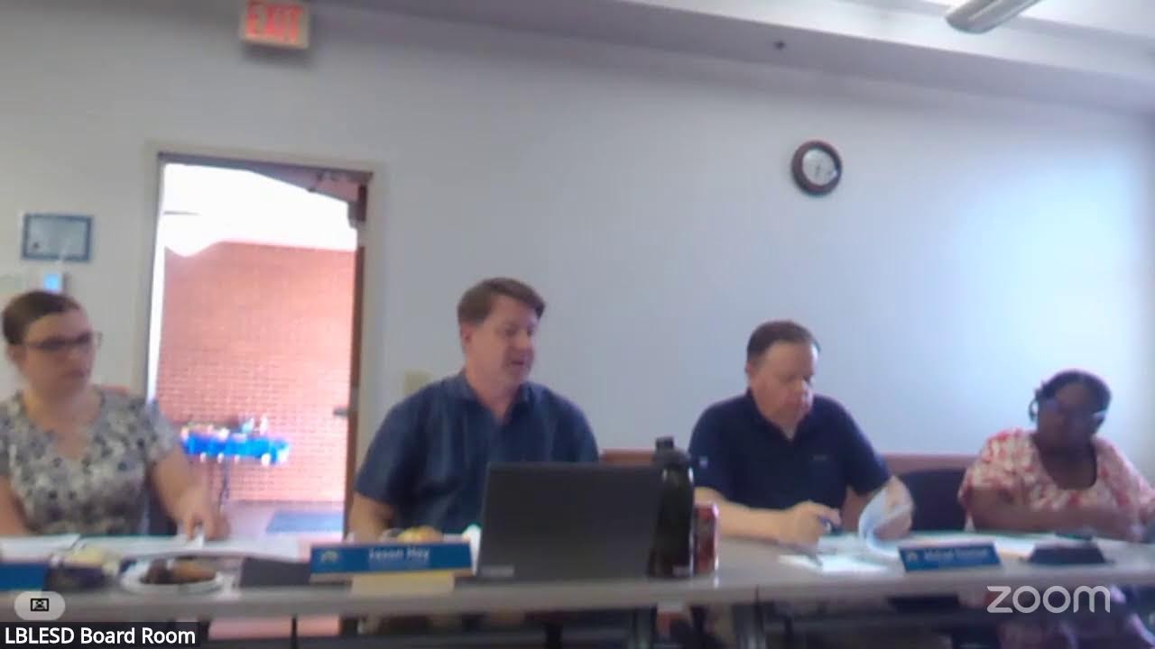 LBLESD Board Meeting 8/19/2025 Part 1
