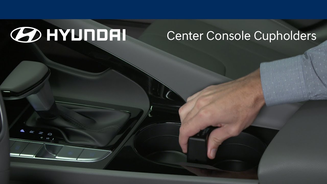 Center Console Cupholders | Hyundai