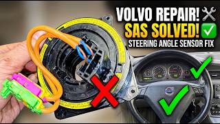 Volvo steering wheel angle sensor repair SAS-000E SOLVED