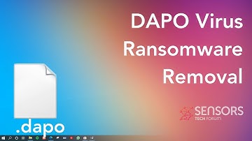 DAPO Virus [.dapo Files] Ransomware – Remove + Decrypt Fix