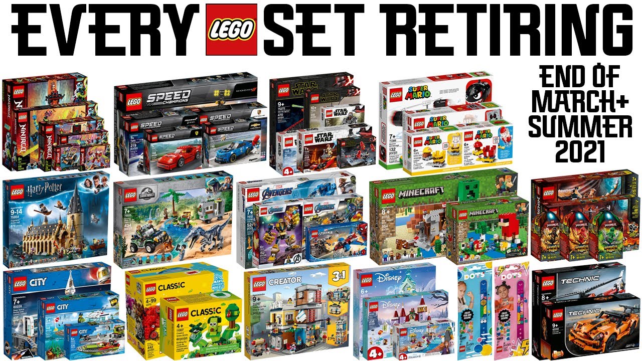 Every LEGO Set Retiring In March & Summer 2021! YouTube