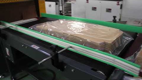 enlarge pizza boxes packaging machine, shrink wrapper, shrink pizza boxes bundler