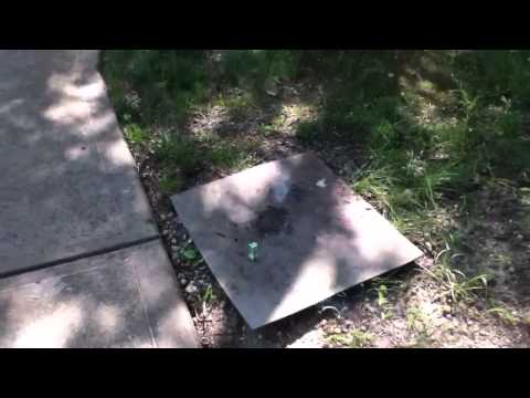 Exploding Creeper in Real Life!