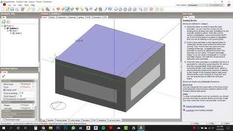 DesignBuilder - first house project - Tutorial