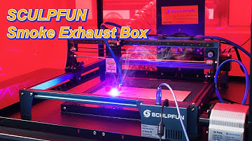 Enclosure | SCULPFUN 720x360x360mm Smoke Exhaust Box Enclosure