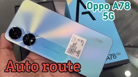 Auto Rotate Screen In Oppo A78 5G,  Rotate Screen Setting In Oppo A78 5G,  How To Rotate Screen