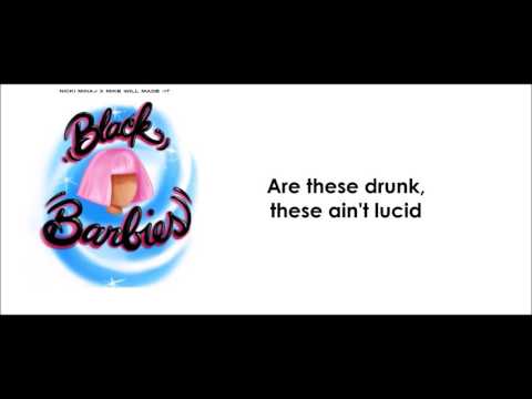 Nicki Minaj - Black Barbies (lyrics)