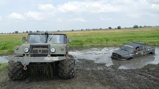 РАЗРЫВАЕМ Dodge RAM1500 тремя ГАЗ-66 (ШИШИГАМИ) off road 4x4 ФЕСТ МАНЬЯКИ 2018 часть-7