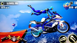 Bike Stunt Racing Extreme 3D - Motor Bike Motocross Impossible Driving - Android GamePlay screenshot 3